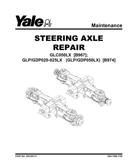 Yale GLC050LX Forklift B967 Service Repair Manual - Image 2