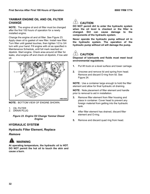 Yale GLC050LX Forklift B967 Service Repair Manual - Image 4