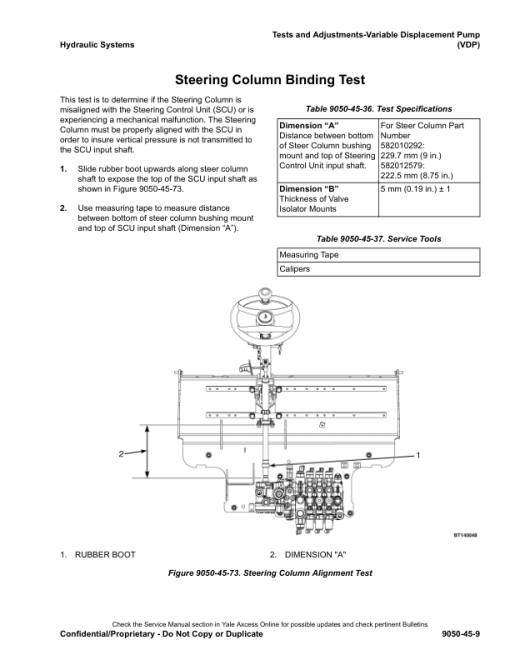 Yale GLC20VX, GLC25VX,GLC30VX, GLC35VX Forklift C910 Series Repair Manual - Image 4