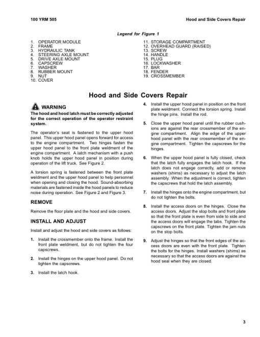 Yale GLP040ZG, GLP040RG, GLP040TG, GLP060ZG, GLP060RG, GLP040TG Forklift A875 Service Repair Manual - Image 4