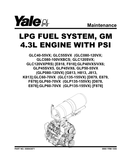 Yale GLP080VX, GLP090VX, GLP100VX, GLP110VX, GLP120VX Forklift H813 Series Repair Manual - Image 3