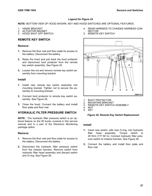 Yale GLP170VX, GLP175VX36, GLP190VX Forklift C909 Series Repair Manual - Image 3