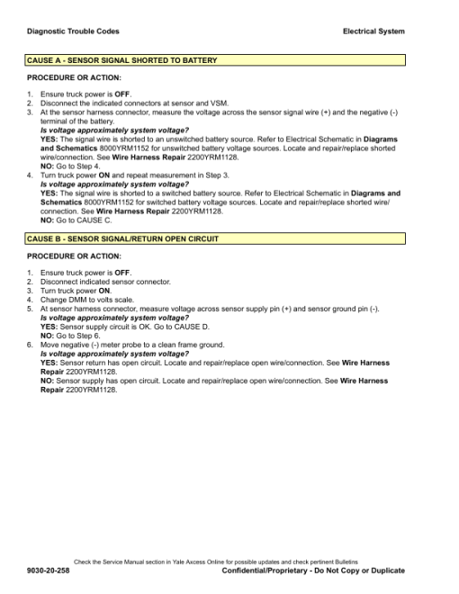 Yale GLP170VX, GLP175VX36, GLP190VX Forklift C909 Series Repair Manual - Image 5