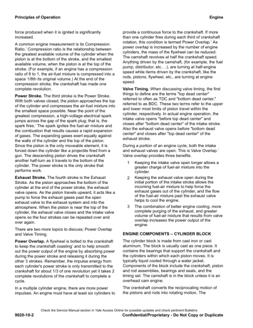 Yale GLP40VX5, GLP40VX6, GLP45VX6, GLP50VX, GLP55VX Forklift F813 Series Repair Manual - Image 4