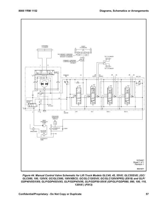 Yale GLP40VX5, GLP40VX6, GLP45VX6, GLP50VX, GLP55VX Forklift F813 Series Repair Manual - Image 5