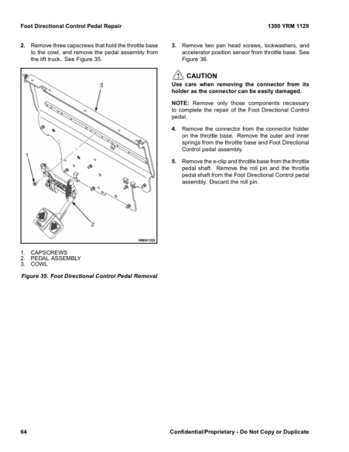 Yale GLP40VX5, GLP40VX6, GLP45VX6, GLP50VX, GLP55VX Forklift G813 Series Repair Manual - Image 5