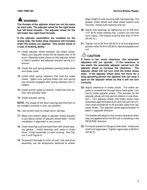 Yale GP030AF, GLP030AF, GDP030AF, GP040AF, GLP040AF, GDP040AF Forklift B810 Service Repair Manual - Image 2