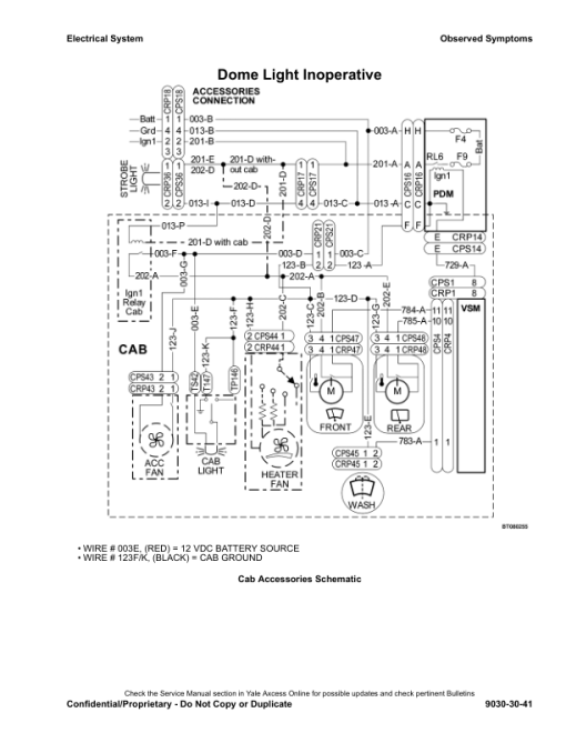 Yale GP080VX, GP090VX, GP100VX, GP110VX, GP120VX Forklift G813 Series Repair Manual - Image 2