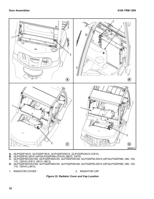 Yale GP080VX, GP090VX, GP100VX, GP110VX, GP120VX Forklift J813 Series Repair Manual - Image 5