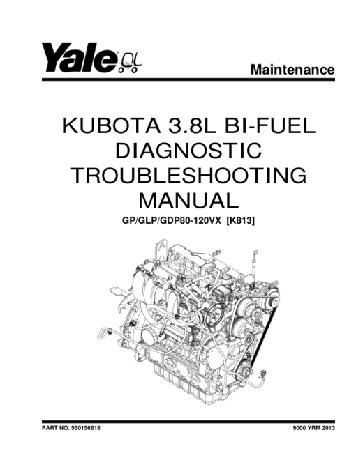 Yale GP080VX, GP090VX, GP100VX, GP110VX, GP120VX Forklift K813 Series Repair Manual - Image 3