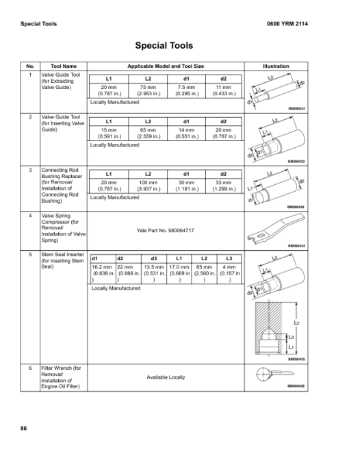 Yale GP30XM Forklift A964 Service Repair Manual - Image 5