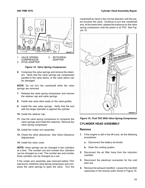 Yale GP70LJ, GP80LJ, GP90LJ, GP100MJ, GP100MJ, GP120MJ Forklift E813 Series Repair Manual - Image 3