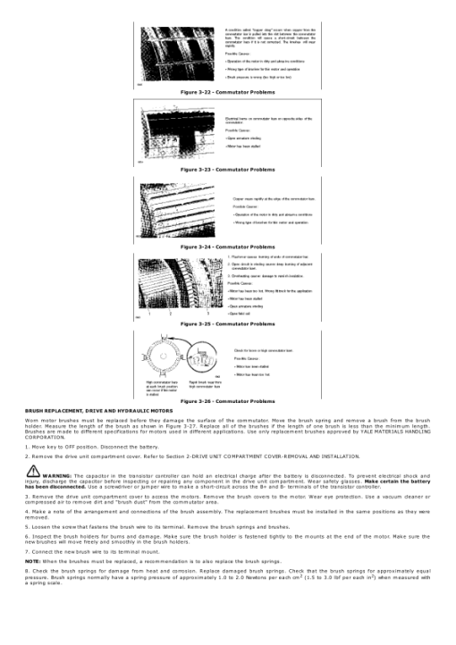 Yale MCW020LC, MCW025LC, MCW030LC, MCW040LC Stacker B819 Service Repair Manual - Image 3