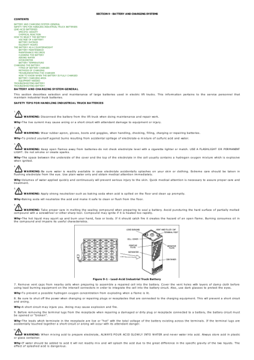 Yale MCW020LC, MCW025LC, MCW030LC, MCW040LC Stacker B819 Service Repair Manual - Image 5