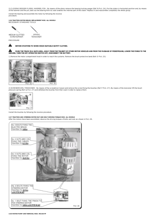 Yale MO10E Order Picker B862 Service Repair Manual - Image 3