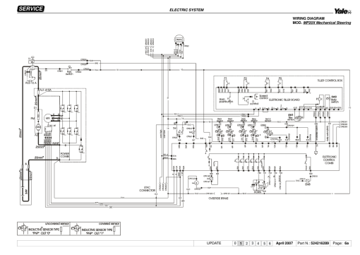 Yale MO20F Electric Pallet Stacker A943 Service Repair Manual - Image 5