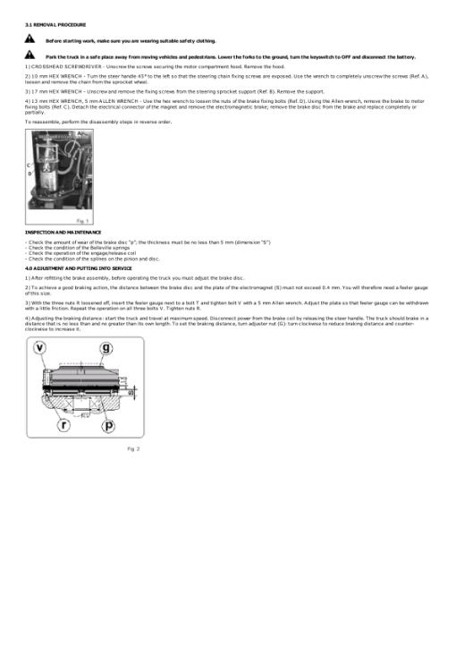 Yale MO20S Order Picker C858 Service Repair Manual - Image 3