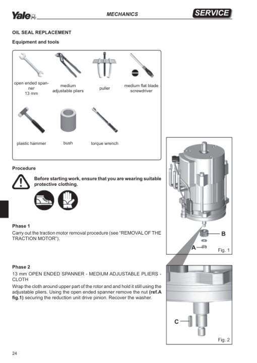 Yale MP18, MP20, MP20L, MP22 Pallet E842 Series Repair Manual - Image 2