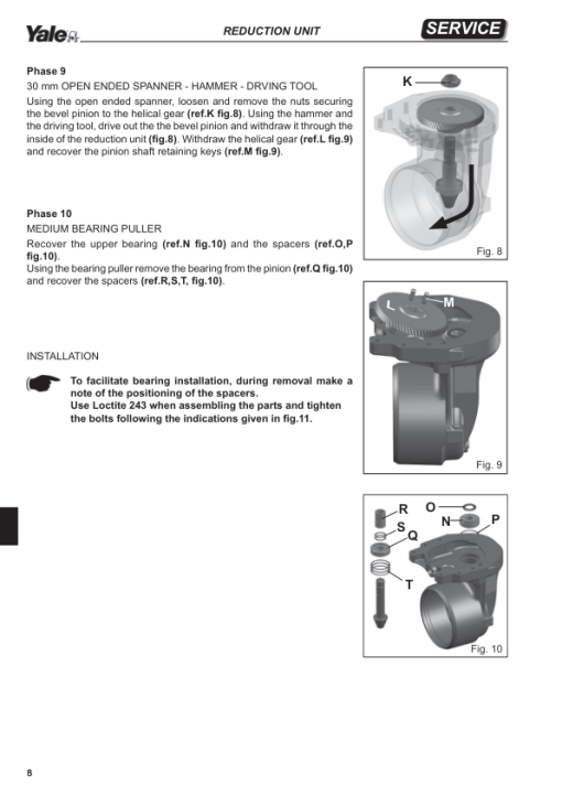 Yale MP18, MP20, MP20L, MP22 Pallet E842 Series Repair Manual - Image 3