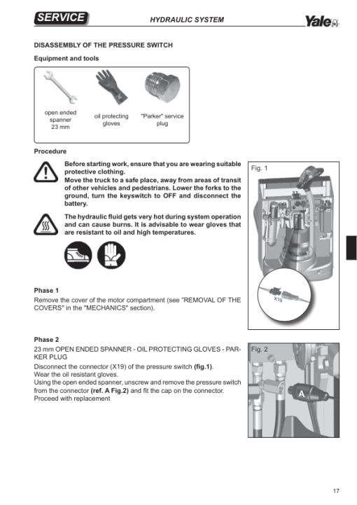 Yale MP20DL Pallet Truck A473 Service Repair Manual - Image 2