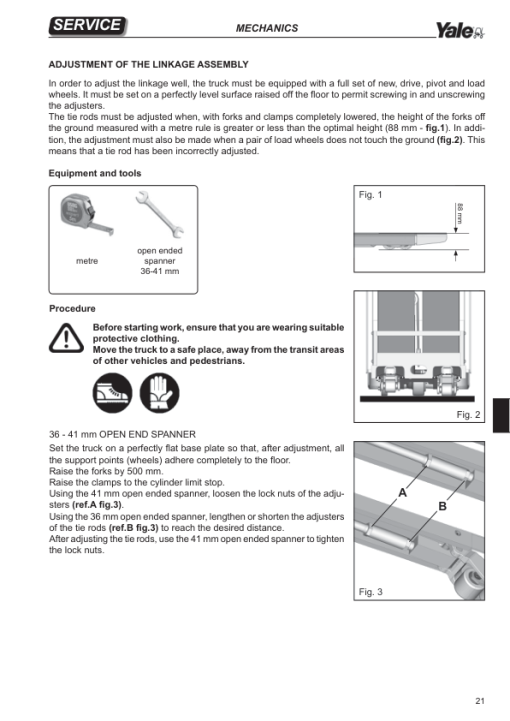 Yale MP20DL Pallet Truck A473 Service Repair Manual - Image 4