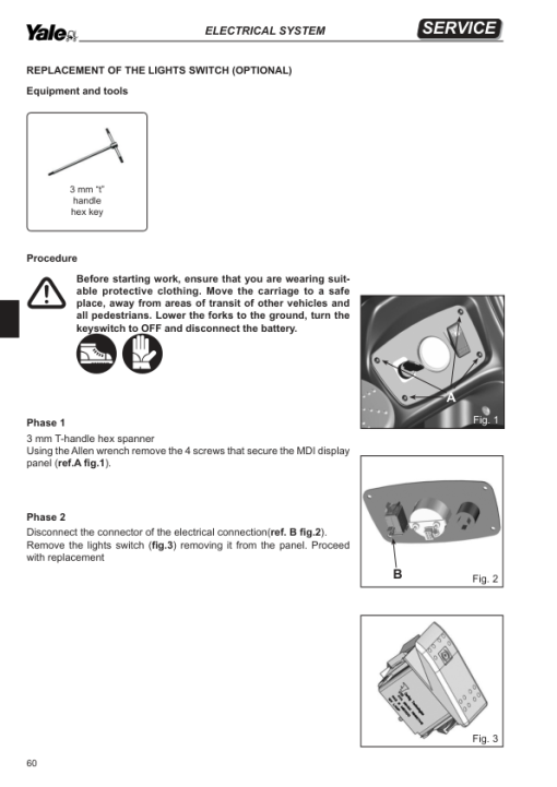 Yale MP20T, MP25T Pallet C854 Service Repair Manual - Image 2