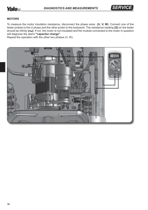 Yale MP20X FBW Pallet Truck D483 Series Repair Manual - Image 5