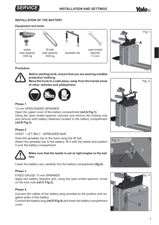 Yale MP20XV Pallet Jack Hand Truck B979 Service Repair Manual - Image 5