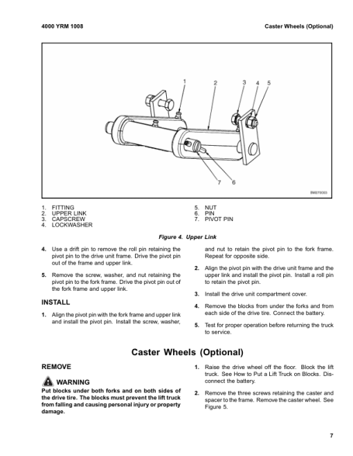 Yale MPB040E Stacker B827 Service Repair Manual - Image 2