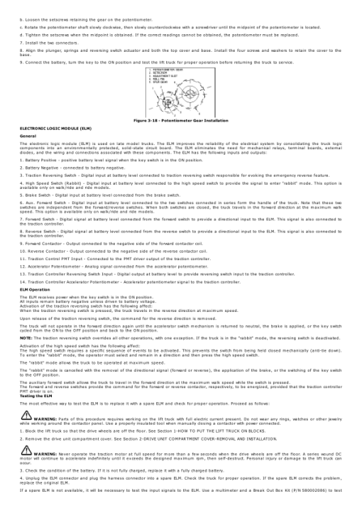 Yale MPC060LD, MPC0080LD Pallet A899 Service Repair Manual - Image 3