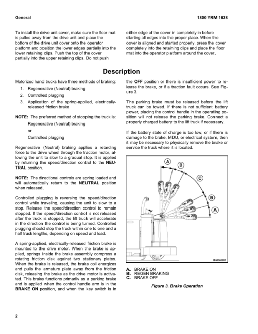 Yale MPE060-F Rider Pallet Truck C896 Series Repair Manual - Image 5