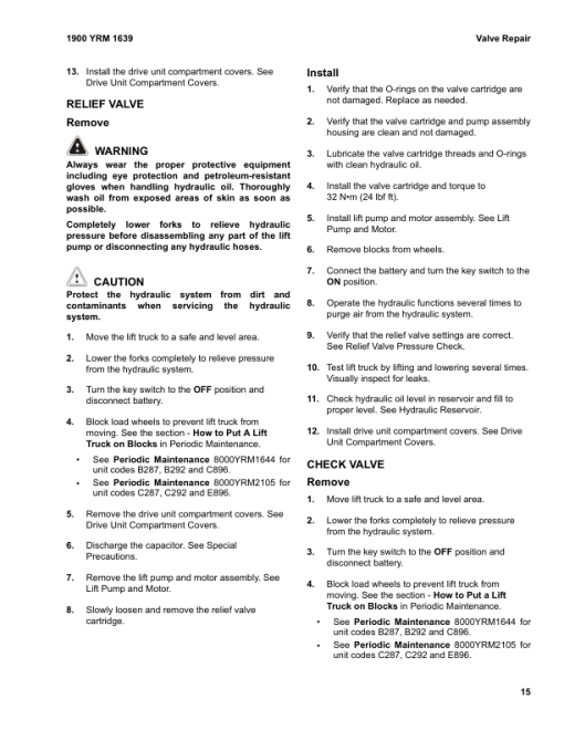 Yale MPE060VH Rider Pallet Jack C292 Service Repair Manual - Image 3