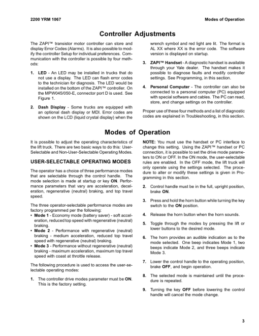 Yale MPW045E Pallet B802 Service Repair Manual - Image 4