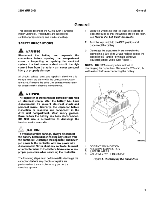 Yale MPW080F Pallet Truck B891 Service Repair Manual - Image 5