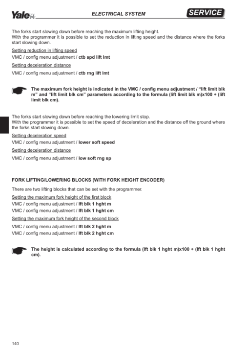 Yale MR14, MR16, MR16HD, MR16N, MR20, MR20HD, MR25 Reach Truck D489 Series Repair Manual - Image 2