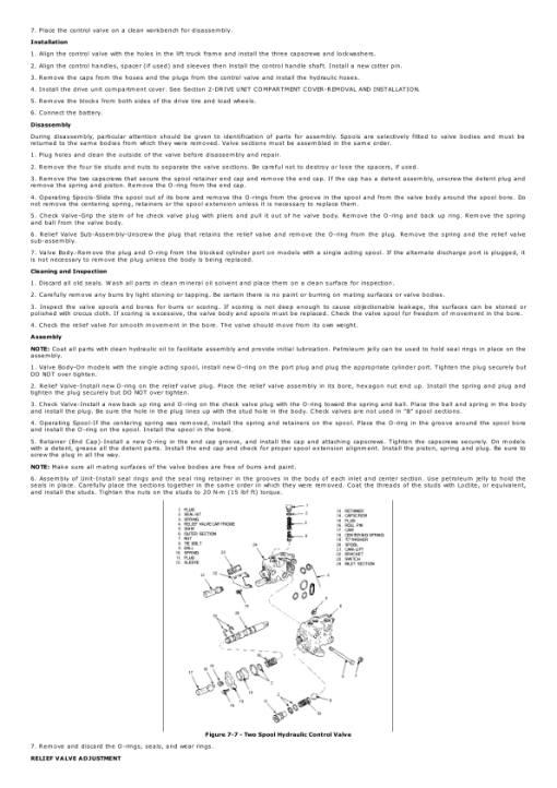 Yale MRW020, MRW030 Walkie Reach Stacker B821 Service Repair Manual - Image 3