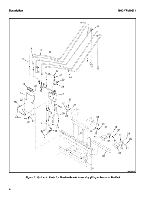 Yale MRW020E, MRW030E Stacker C821 Service Repair Manual - Image 5