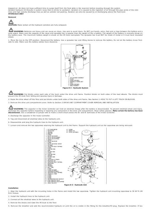 Yale MSW040, MLW060 Walkie Straddle Stacker B828 Service Repair Manual - Image 3