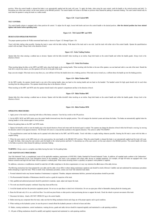 Yale MSW040, MLW060 Walkie Straddle Stacker B828 Service Repair Manual - Image 4