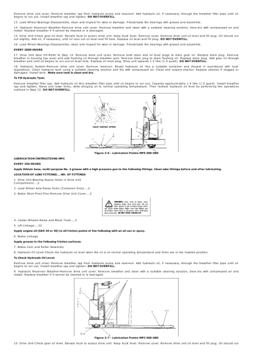 Yale MSW040, MLW060 Walkie Straddle Stacker B828 Service Repair Manual - Image 5