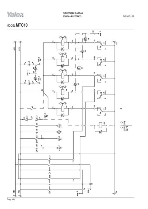 Yale MTC10, MTC13 Forklift A868 Service Repair Manual - Image 4