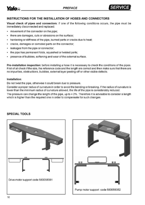 Yale MTC10, MTC13, MTC13LWB Order Picker B868 Service Repair Manual - Image 2