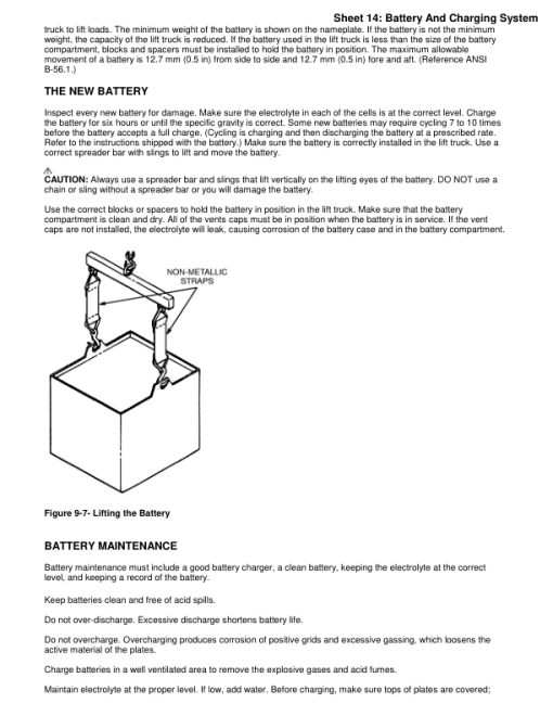 Yale NDR030AD, NR035AD, NR040AD, NR045AD B815 Forklift Service Repair Manual - Image 3