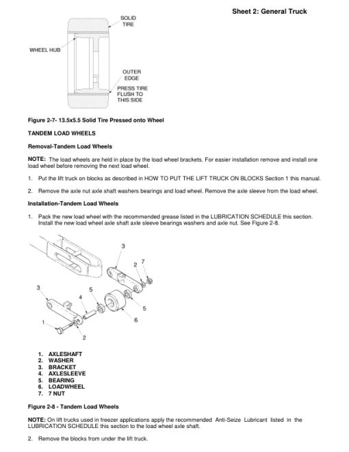 Yale NDR030AD, NR035AD, NR040AD, NR045AD B815 Forklift Service Repair Manual - Image 4