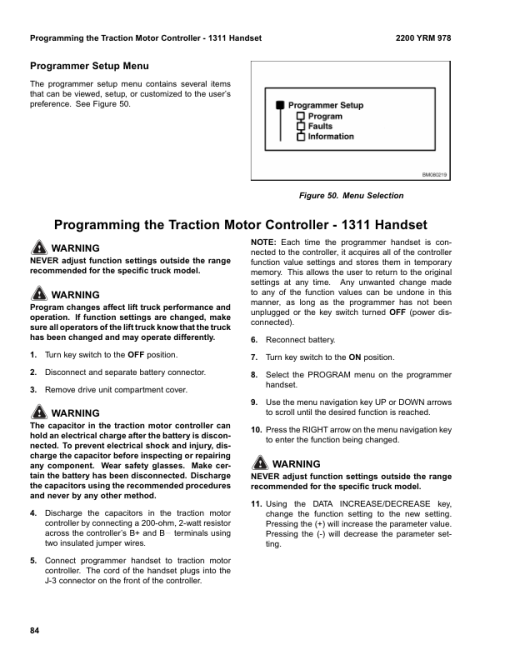 Yale NDR030GB, NR045GB Stacker B861 Service Repair Manual - Image 4