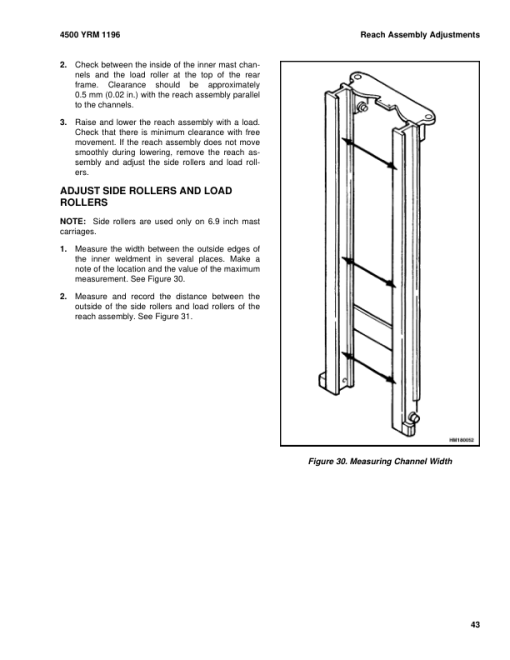 Yale NR045EA, NDR035EA Electric Narrow Aisle C861 Service Repair Manual - Image 4