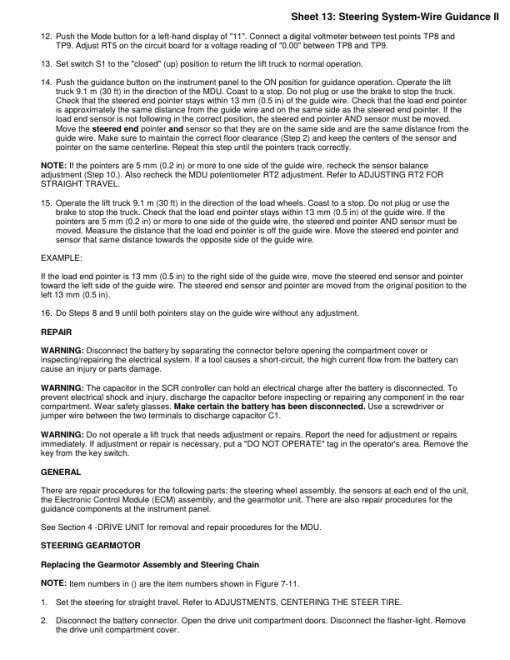 Yale OS030BC, SS030BC Forklift B826 Service Repair Manual - Image 3