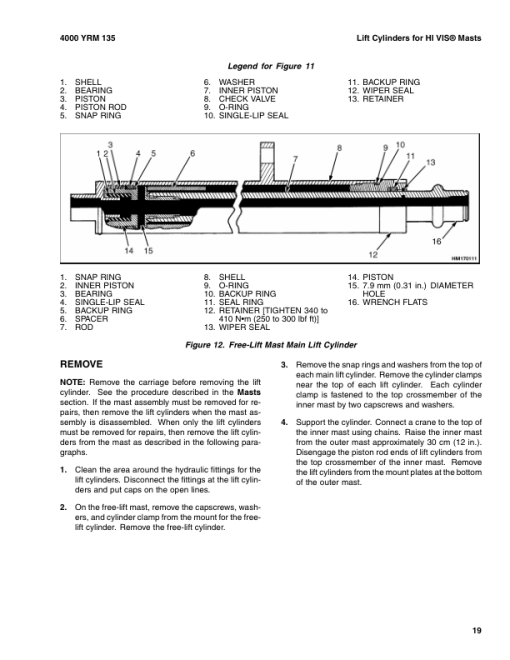 Yale OS030BF Order Picker E826 Series Repair Manual - Image 3