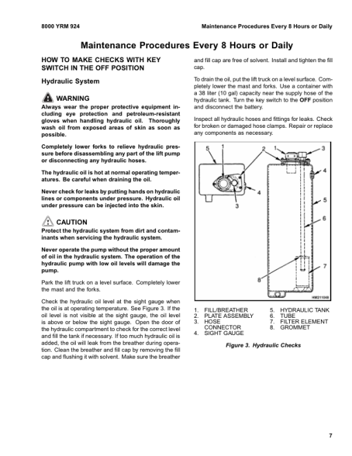 Yale OS030EC Order Picker C801 Service Repair Manual - Image 2