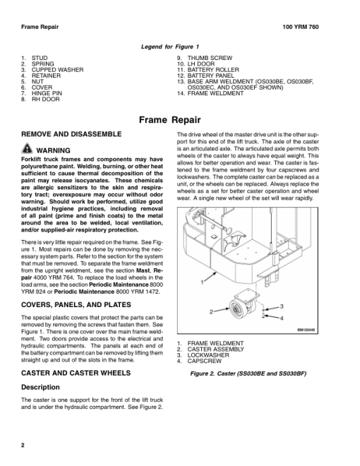 Yale OS030EF Order Selector D801 Series Repair Manual - Image 4